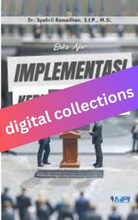 Buku Ajar Implementasi Kebijakan Publik